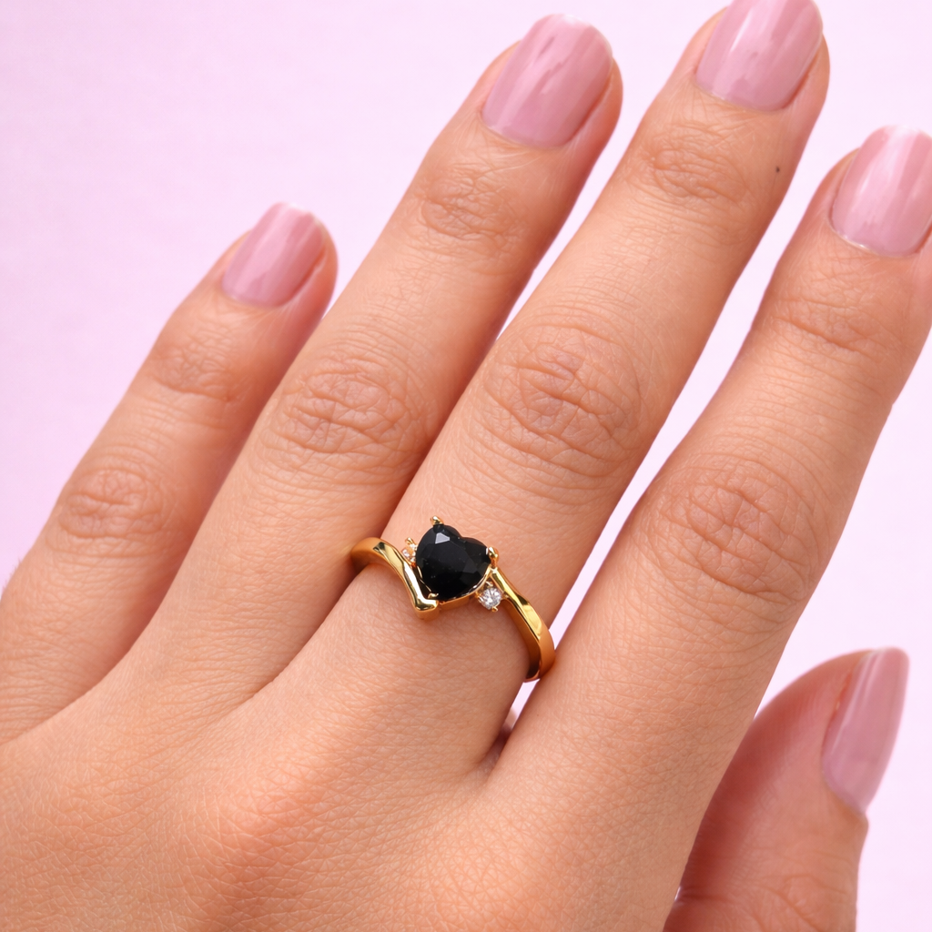 Anillo corazón promesa