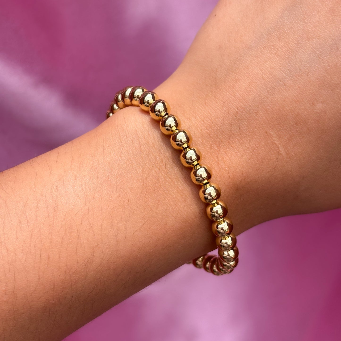 Pulsera de bolitas grandes