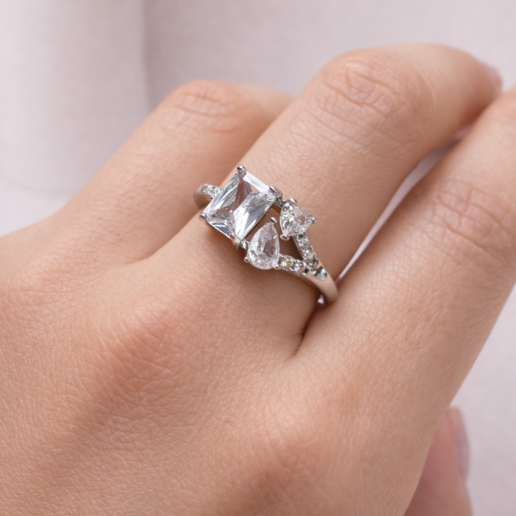 Anillo 2 gemas