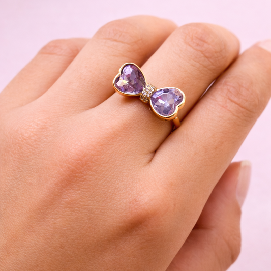 Anillo Purple Ribbon