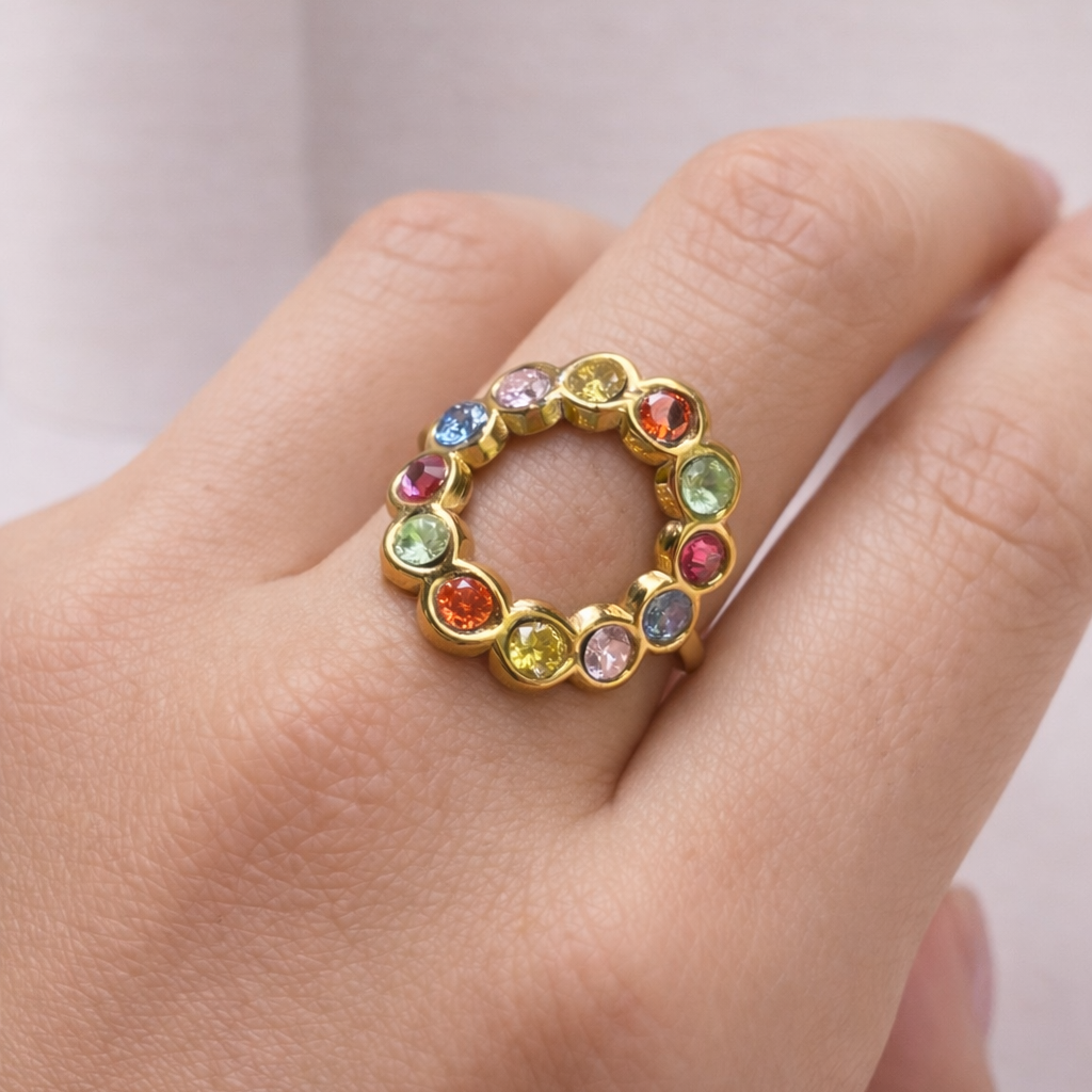 Anillo flor Tutti