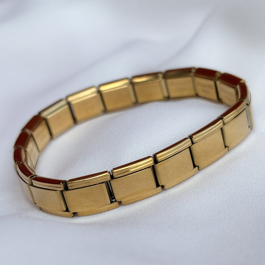 Pulsera italiana dorada