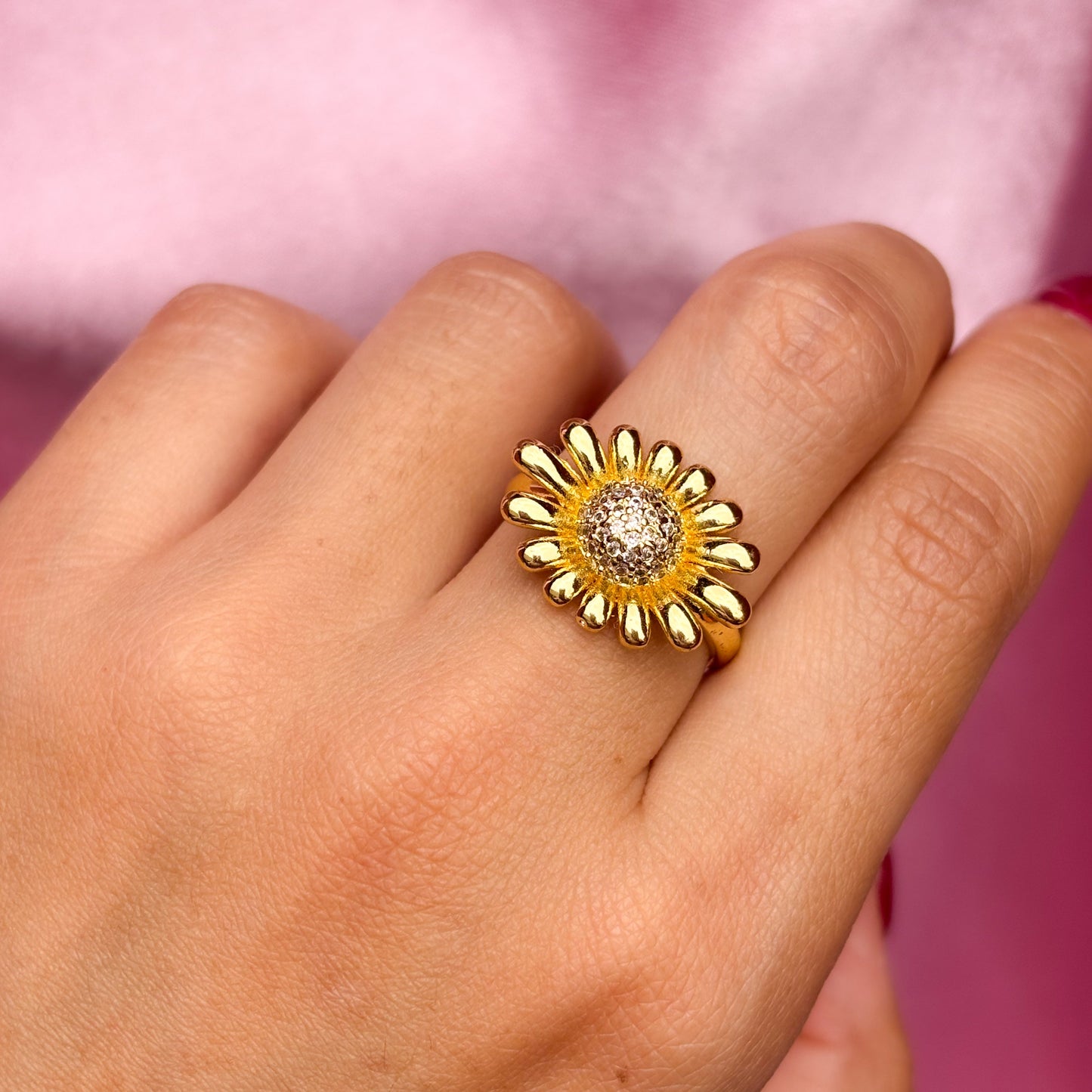 Anillo girasol