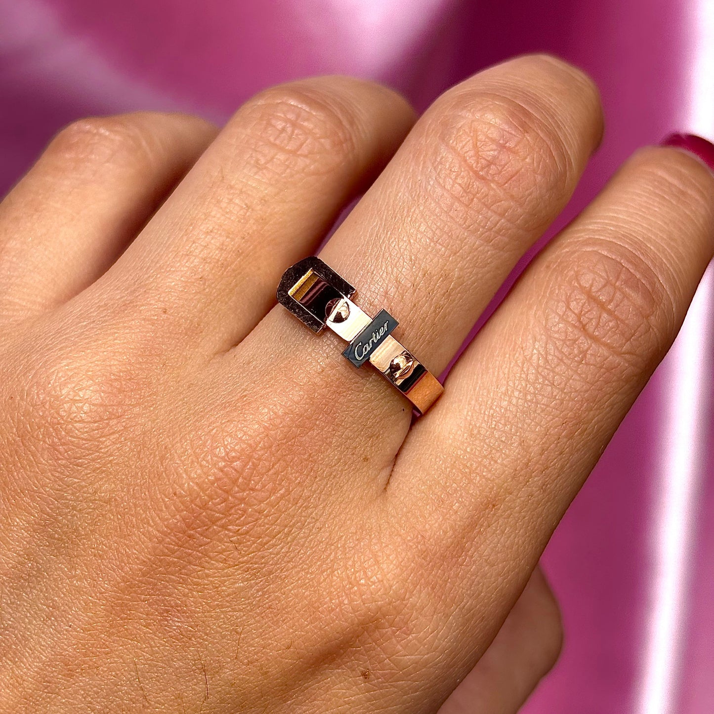 Anillo Cinturón rose gold