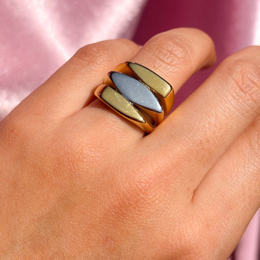 Anillo  gold & silver
