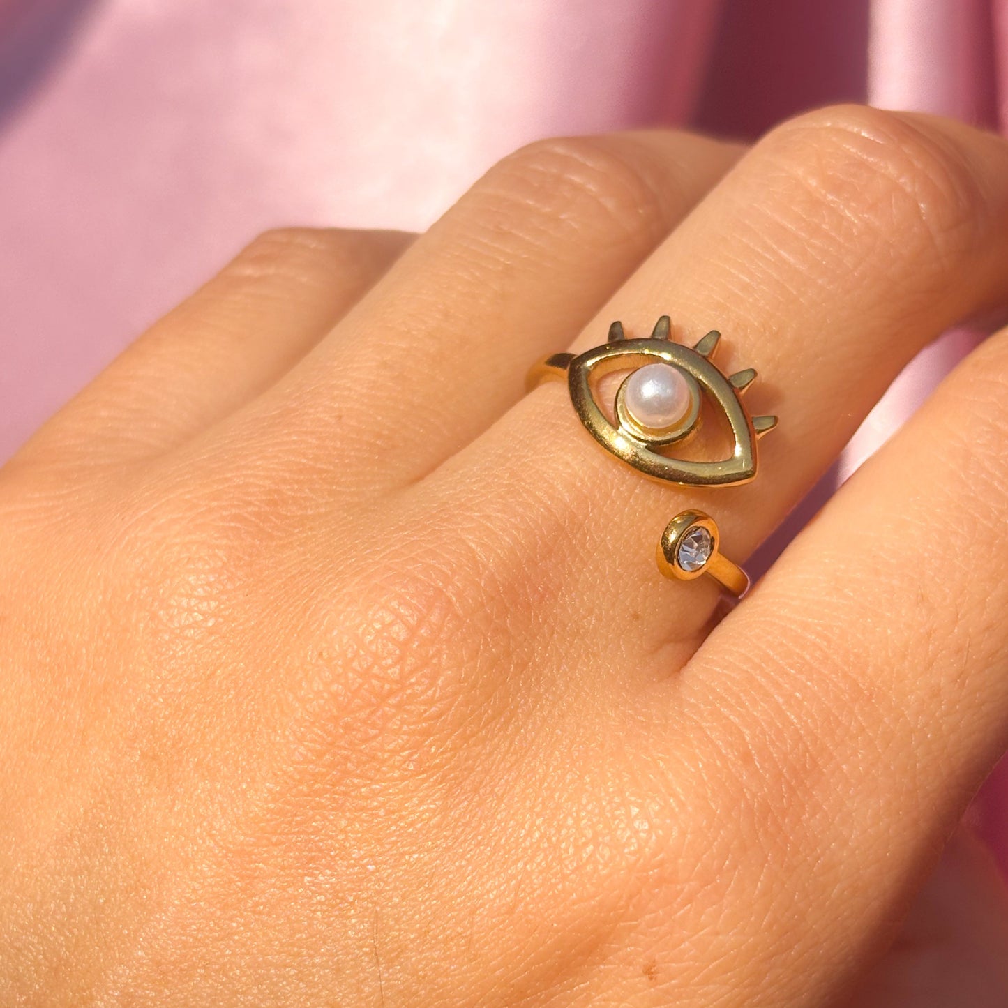 Anillo Eye pearl